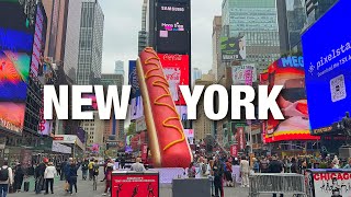 New York City LIVE Manhattan Times Square Hot Dog (April 30, 2024)