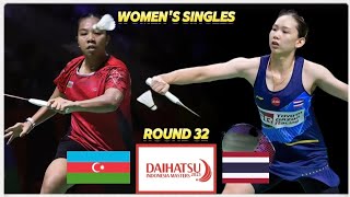 Pornpawee Chochuwong vs Keisha Fatimah Azzahra | Indonesia Masters 2025 Badminton