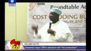 N5,000 Note will kill production says Obasanjo