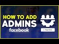 How To Add Admins To Your Facebook Page (Step by Step)
