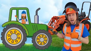 Kids Tractor Song | Real Tractors for Kids | Learn about Tractors