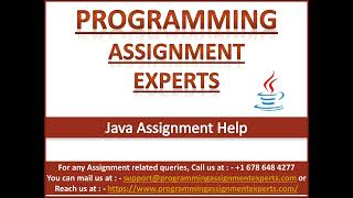 Java Assignment Help