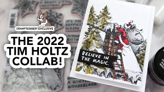 Creating a Christmas Scene with the Tim Holtz STAMPtember 2022 exclusive!