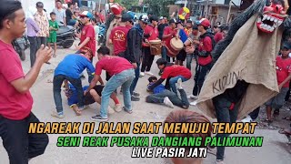 ngareak di jalan saat menuju tempat seni reak putra dangiang palimunan live pasir jati ujung Berung