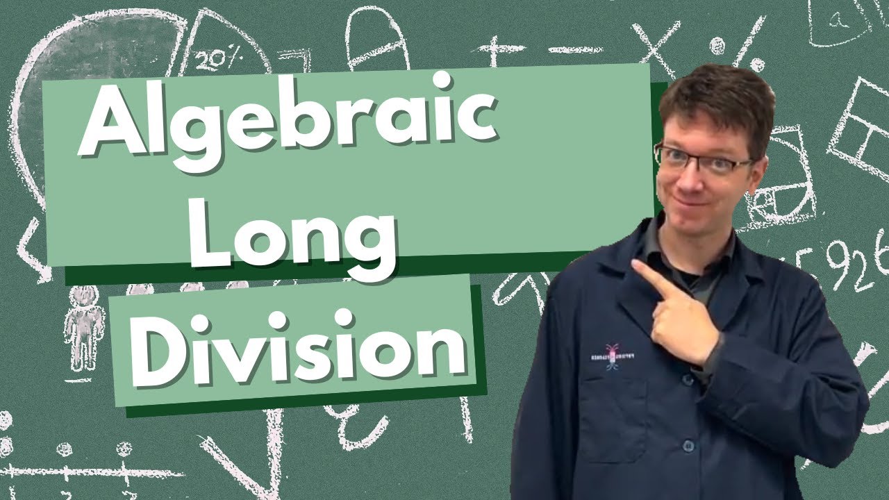 How To Do Algebraic Long Division Youtube