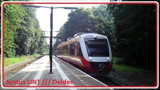 Aankomst Syntus LINT 41 op het station van Delden!