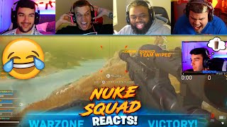 FaZe Nuke Squad Reacts to Our Warzone FUNNY MOMENTS and BEST CLIPS!