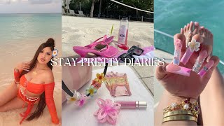 STAY PRETTY DIARIES| CAYMAN ISLANDS, GIRLY HAULS, \u0026 DAY W/ ME