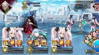 【FGO】※ネタバレ注意 ククルカンが3ターンで削り切る VS 高長恭 マトウ・ゾォルケン最終戦 第10節【オーディール・コール 奏章Ⅰ 虚数羅針内界ペーパームーン】