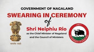 Swearing-in Ceremony. Government Of Nagaland