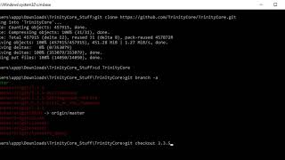 Patching TrinityCore in Windows 10
