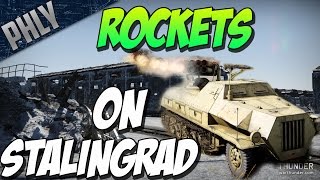 PANZERWERFER 42 - Rockets On NEW MAP Stalingrad Factory! - War Thunder 1.53 New German Vehicles