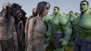 Hulk Army vs Evil Army | Ultimate Epic Battle Simulator 2 | UEBS 2