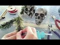 diy skull ornament