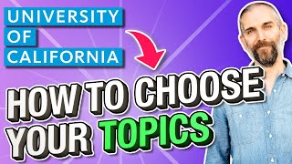 How to Write Great UC Personal Insight Questions / Essays [CRASH COURSE]