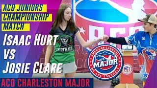 Issac Hurt vs Josie Clare - Juniors Championship Match - Charleston Major - Season 18