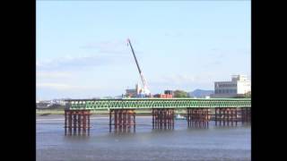 小戸之橋工事用仮桟橋設置工事1 Construction use temporary pier setting construction