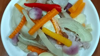 Cách làm Tai heo ngâm chua ngọt không bị nổi ván để được lâu