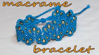 БРАСЛЕТ МАКРАМЕ. MACRAME BRACELET.