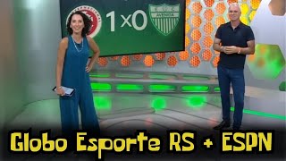 Globo Esporte RS + ESPN - Inter Vence Por 1 x 0  Goleiro Ivan Sofreu Uma Entorse no Joelho Esquerdo