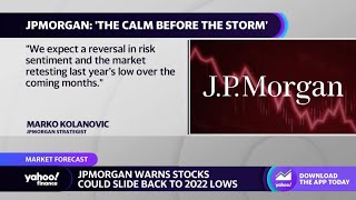Stocks: Rally in equities likely to come to a halt, JPMorgan warns