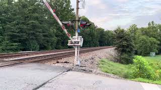 Southbound VRE Train Departing Brooke Station For Spotsylvania, Virginia