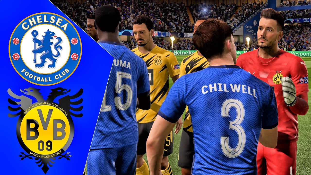 Chelsea Vs Borussia Dortmund | Champions League | Gameplay & Full Match ...