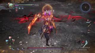 【Nioh2 仁王2】修羅之夢路‧難行石9‧手甲修行‧藤吉郎(妖怪化)無傷完勝！(持續壓制)