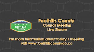 Foothills County Council Meeting - 12/04/2024