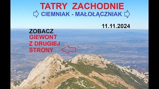 TATRY ZACHODNIE - listopad 2024