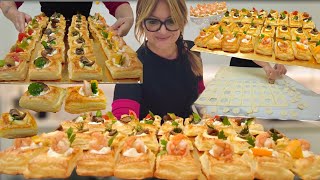 APERITIF IDEA for the holidays ONLY 2 Puff Pastry and lots of imagination EASY AND FAST