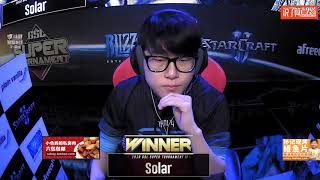 9月30日GSL2018超级赛(1)Solar(Z) vs sOs(P)