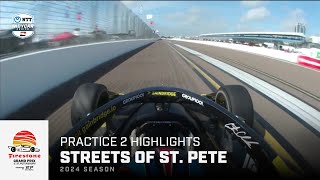 Practice 2 Moments // 2024 Firestone Grand Prix of St. Petersburg | INDYCAR