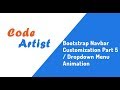Bootstrap 4 Navbar Customization Part 5 (Dropdown Animation)