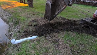 Installing Overflow in a Brand New Pond