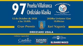 97 Prueba Villafranca / 97. Ordiziako Klasika