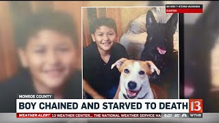 Boy chained and starved to death