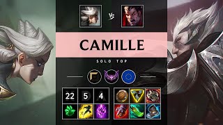 Camille Top vs Darius: Triple Kill, Legendary - EUW Master Patch 14.18