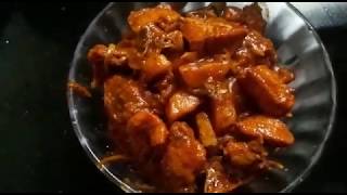 Thrissur Style Chicken curry with Raw Banana - നാടൻ ചിക്കൻ /കായ കറി - Malayalam