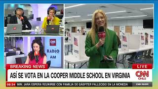 En directo desde un centro de votación en Virginia: así parte el \