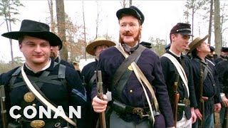 Conan Becomes A Civil War Reenactor | CONAN on TBS