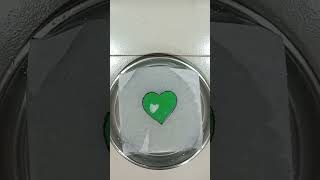 Green heart #creative #shortvideo