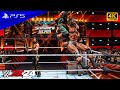 WWE 2K24 - CM Punk vs Seth Rollins vs Drew McIntyre | Triple Threat at SummerSlam 2024 | PS5™ [4K60]