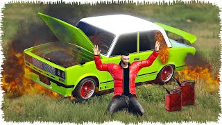 Ауылбай жігіттің көлігін өртеді (GTA V)