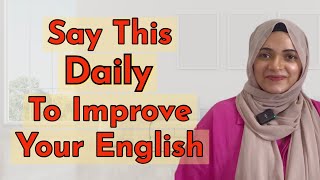 How to Speak English Fluently | Start Your Day with These 5 Questions | English With Me