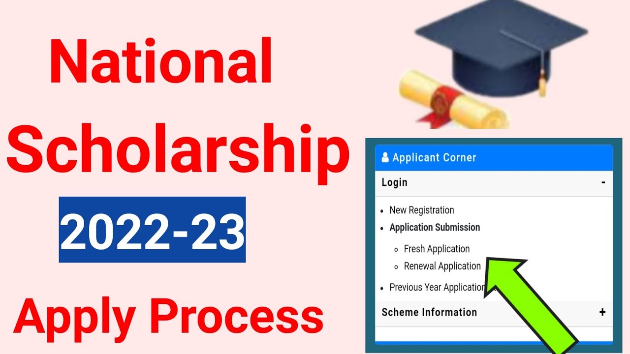 How To Apply National Scholarship 2022-23 | NSP Scholarship 2022-23 ...