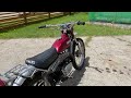 1971 yamaha ct 175cc 2 stroke enduro. cherry red. first looks