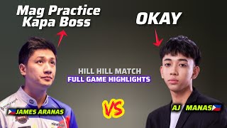 Aj Manas 🆚 James Aranas || Full Game Highlights 9Ball Parihas Race to 9