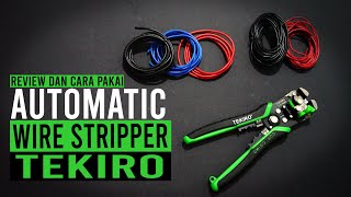 REVIEW DAN CARA PAKAI TANG PENGUPAS KABEL OTOMATIS GAK PAKAI RIBET | TEKIRO AUTOMATIC WIRE STRIPPER