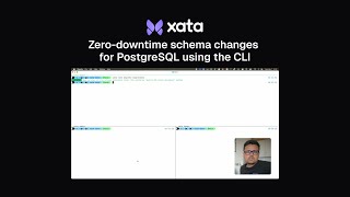 Zero-downtime schema changes for PostgreSQL using the CLI